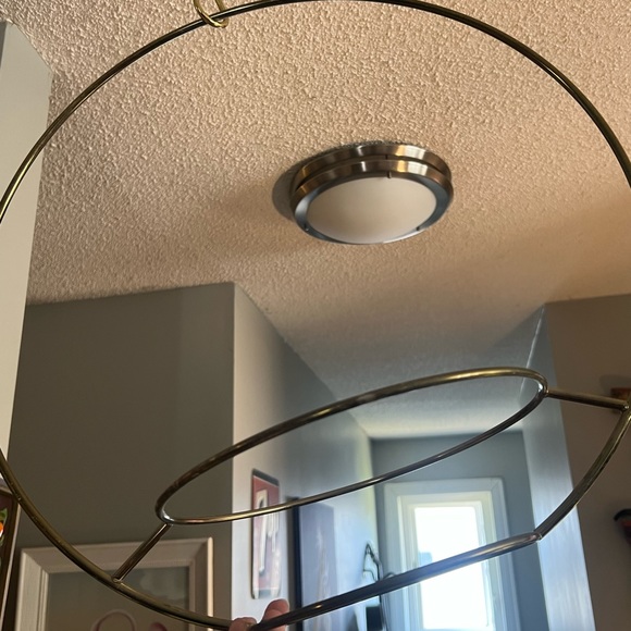 Vintage Mcm brass plant hanger - Picture 3 of 6